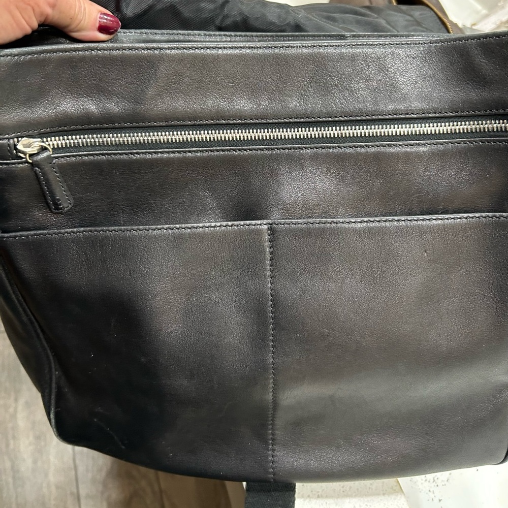 Coach leather messenger bag/ briefcase/ laptop bag - Picture 9 of 13